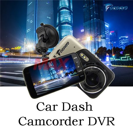FORDAYO JAPAN A21 4" Full HD 1080P Car Dash Camera Driving Video Recorder DVR with Rear Reverse Camera [Free 16GB SD Card]