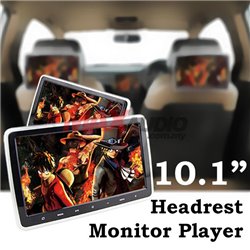DLAA 10.1" Full HD Digital TFT Screen Ultra-thin Design Touch Button Car Headrest Monitor (Pair)
