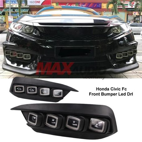HONDA CIVIC FC 2016-2019 Bugatti Style Daytime Running Lamp Drl With Sequential Signal Light (Pair)