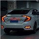HONDA CIVIC FC 2016-2019 V3 Arrow Style Rear Bumper Reflector LED Light With Sequential Signal Light (Pair)