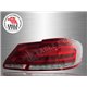 MERCEDES BENZ W212 E-Class 2009 - 2016 EAGLE EYES Red/Clear Lens LED Light Bar Tail Lamp (Pair) [TL-032-BENZ]