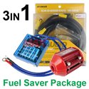 3in1 PIVOT VS-1 Voltage Stabilizer + PIVOT 5-Point Grounding Cable + HKS Magnet Fuel Saver Package