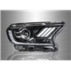 FORD RANGER T7 2011 - 2019 LED DRL Projector Head Lamp with Sequential Signal (Pair) [HL-213]