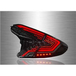 TOYOTA C- HR 2017 - 2019 Black & Smoke Lens LED Tail Lamp with Sequential Signal 17-19 (Pair) [TL-315]