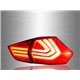 NISSAN X-TRAIL 2013 - 2019 Red / Smoke Lens LED Light Bar Tail Lamp (Pair) [TL-276-1]
