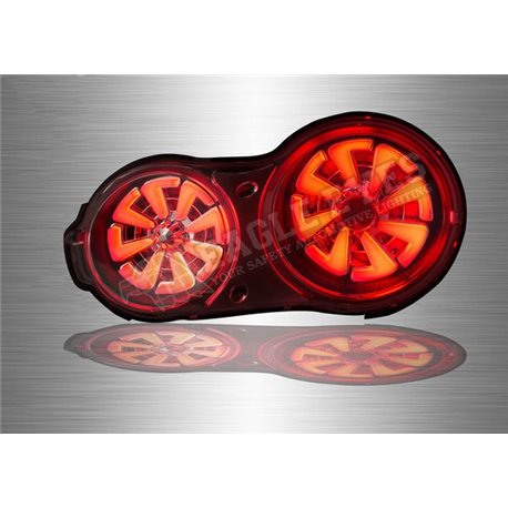  NISSAN SKYLINE GTR R35 2007 - 2019 Smoke Lens LED Tail Lamp with Sequential Signal  (Pair) [TL-304-2]