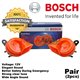 BOSCH Evolution Fanfare Universal Fit All Car Vehicle Bright Orange Color 12V 410Hz/510Hz Twin Horn Set (Pair)