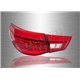 TOYOTA MARK X X130 2009 - 2019 Red / Clear Lens LED Light Bar Tail Lamp (Pair) [TL-235]