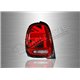 BMW MINI COOPER F56 2013 - 2019 Red / Clear Lens LED Tail Lamp with Sequential Signal (Pair) [TL-320-SQ]