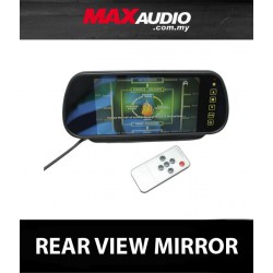DLAA 7" Full HD In-Car Rear View Mirror Monitor for Reverse Camera or DVD Player