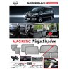 NISSAN SERENA C26 2010 - 2016 NINJA SHADES UV Proof Custom Fit Car Door Window Magnetic Sun Shades (7pcs) 