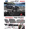 SUBARU XV 2011 - 2016 NINJA SHADES UV Proof Custom Fit Car Door Window Magnetic Sun Shades (7pcs)