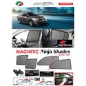 PERODUA BEZZA 2016 - 2019 NINJA SHADES UV Proof Custom Fit Car Door Window Magnetic Sun Shades (4pcs)