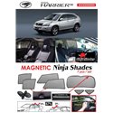 TOYOTA HARRIER 50 2003 - 2013 NINJA SHADES UV Proof Custom Fit Car Door Window Magnetic Sun Shades (7pcs)