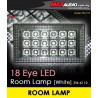 MIRAREED V.I.P 18 LED Super Bright Crystal White Room Lamp [ZW-6112]