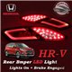 HONDA HR-V Smoke Lens Rear Reflector Light Bar LED Bumper Light (Pair)