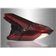 TOYOTA CHR 2017 - 2019 V2 Style Red & Smoke LED  Tail lamp with Sequential Signal (Pair) [TL-315-1]