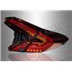 TOYOTA CHR 2017 - 2019 V2 Style Red & Smoke LED  Tail lamp with Sequential Signal (Pair) [TL-315-1]