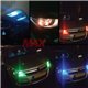 2X T10 RGB Multi Colors Changing LED Lamp Bulb Colorful Car Interior Light with Remote Control Auto Led bulbs Festoon Dome Light