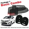 [Basic Combo] PERODUA AXIA (4pcs) SAMURAI SHADES + (2pcs) Silicone Key Cover