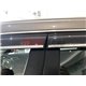 PROTON X70 Premium Smoke Black Injection Stainless Steel Lining Rain Guard Door Window Visor
