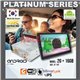 PLATINUM SERIES 9"/10" 2RAM + 16GB Memory Android 2.5D IPS 8.1 Oreo 4K Ultra HD Double Din Display Player