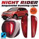 PROTON X70 Night Rider Sportivo Sequential Blinking Plug and Play Rear Bumper Reflector LED Light with Turn Signal (Red Lens) (L