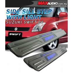 SUZUKI SWIFT '04 Stainless Steel LED Door Side Sill Step Made In Taiwan