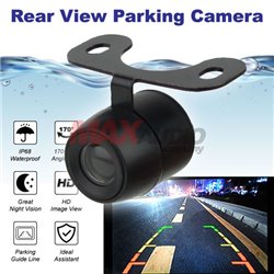HD 170 Wide Angle Waterproof Night Vision Rear View Reverse Car Vehicle Camera (Butterfly)