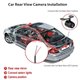 HD 170 Wide Angle Waterproof Night Vision Rear View Reverse Car Vehicle Camera (Butterfly)