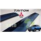 MITSUBISHI TRITON 2014 - 2018 3" Kevlar Type Carbon Fiber Door Sun Visor with Clip