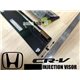 HONDA CRV 2013 - 2016 4" Injection Chrome Lining Elegant Steel Anti UV Light Door Visor with Clip (AL)