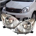 PERODUA VIVA Original Design Chrome Head Lamp (Pair) 