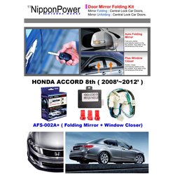 (2in1) HONDA ACCORD 2008 - 2012 Plug and Play Side Mirror Auto Fold Module With Auto Window Closer System (AFS-002A)
