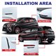All Cars Door Side Edge Silicone Molding Trim Guard Protector Sticker with Logo (4pcs/Set)