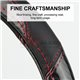 Universal Fit Racing Style Carbon Fiber Anti-slip Premium Leather Steering Wheel Cover