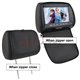 SKY NAVI Universal Fitting 8" HD LCD Car Vehicle Headrest Monitor Display Screen with Touch Button (Pair)