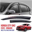 HONDA CITY GN2 2020 - Onward MDL Style Premium Aerodynamic Smoke Black Injection Acrylic Door Visor (1set/4pcs)