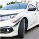 Universal Fitting for Most Cars Vehicles Evo Style Front Bumper Shark Fin Wind Splitter Canard (4pcs/Set)