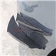 Universal Fitting for Most Cars Vehicles WRX Style Front Bumper Shark Fin Wind Splitter Canard (4pcs/Set)