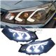 PROTON SAGA FL FLX SV 2011 - 2015 Mercedes E-Class Aero Light Plank DRL Double Projector Head Lamp (Pair) [636]