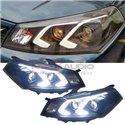 PROTON SAGA FL FLX SV 2011 - 2015 Mercedes E-Class Aero Light Plank DRL Double Projector Head Lamp (Pair) [636]