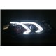 PROTON SAGA FL FLX SV 2011 - 2015 Mercedes E-Class Aero Light Plank DRL Double Projector Head Lamp (Pair) [636]