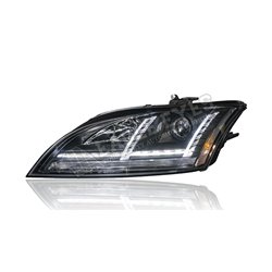 AUDI TT MK2 8J 2006 - 2014 HID Spec LED Light Bar Projector Head Lamp with Sequential Signal (Pair) [HL-234-SQ-HID]