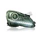MERCEDES BENZ W204  C-Class 2007 – 2014 Black Lens Projector LED with Sequential Signal Light Head Lamp (Pair) [HL-053-BENZ-SQ]
