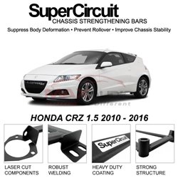 HONDA CRZ 1.5 2010 - 2016 SUPER CIRCUIT Chassis Stablelizer Strengthening Racing Safety Strut Bars