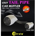 CIRCLE 3.4" Universal Stainless Steel Tail Pipe Car Muffler Tip [6869]