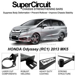 HONDA Odyssey (RC1) 2013 MK5 SUPER CIRCUIT Chassis Stablelizer Strengthening Racing Safety Strut Bars  