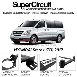 HYUNDAI Starex (TQ) 2017 SUPER CIRCUIT Chassis Stablelizer Strengthening Racing Safety Strut Bars