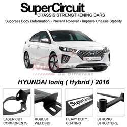 HYUNDAI Ioniq ( Hybrid ) 2016 SUPER CIRCUIT Chassis Stablelizer Strengthening Racing Safety Strut Bars